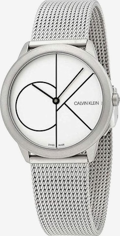 Montre à affichage analogique Calvin Klein - Uhren en argent : devant