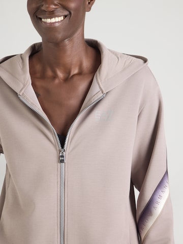 Veste de survêtement 'NATURAL VENTUS 7' EA7 Emporio Armani en gris
