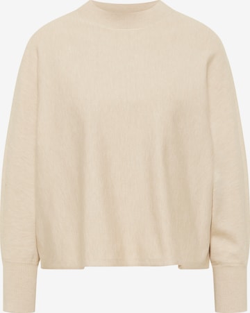 Pull-over DreiMaster Klassik en beige : devant