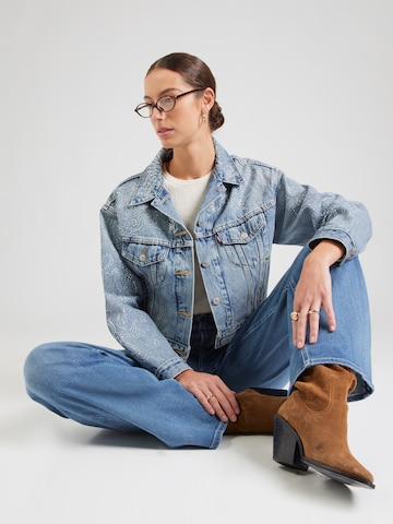 LEVI'S ®Prijelazna jakna 'SBEYONCÉ x Levi’s' - plava boja: prednji dio