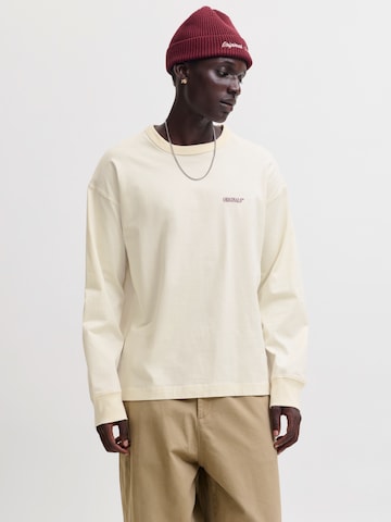 Maglietta 'JORFREDERIKSBERG' di JACK & JONES in bianco: frontale