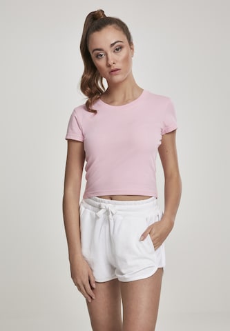 Urban Classics Shirt in Roze: voorkant