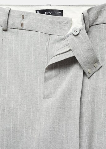 MANGO Wide leg Pleat-Front Pants 'rayita' in Grey