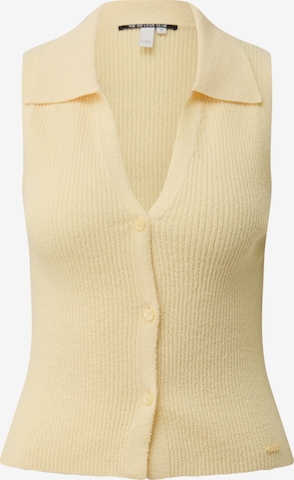 Gilet QS en jaune : devant