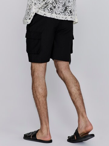Regular Pantalon cargo SikSilk en noir