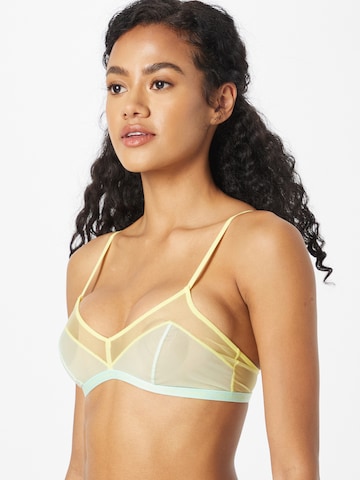 Calvin Klein Underwear Regular Bra 'Pride' in Yellow: front