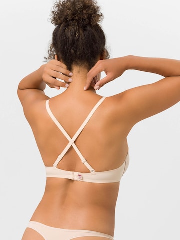 BeeDees T-shirt Bra 'Stepy Soft WDP' in Beige