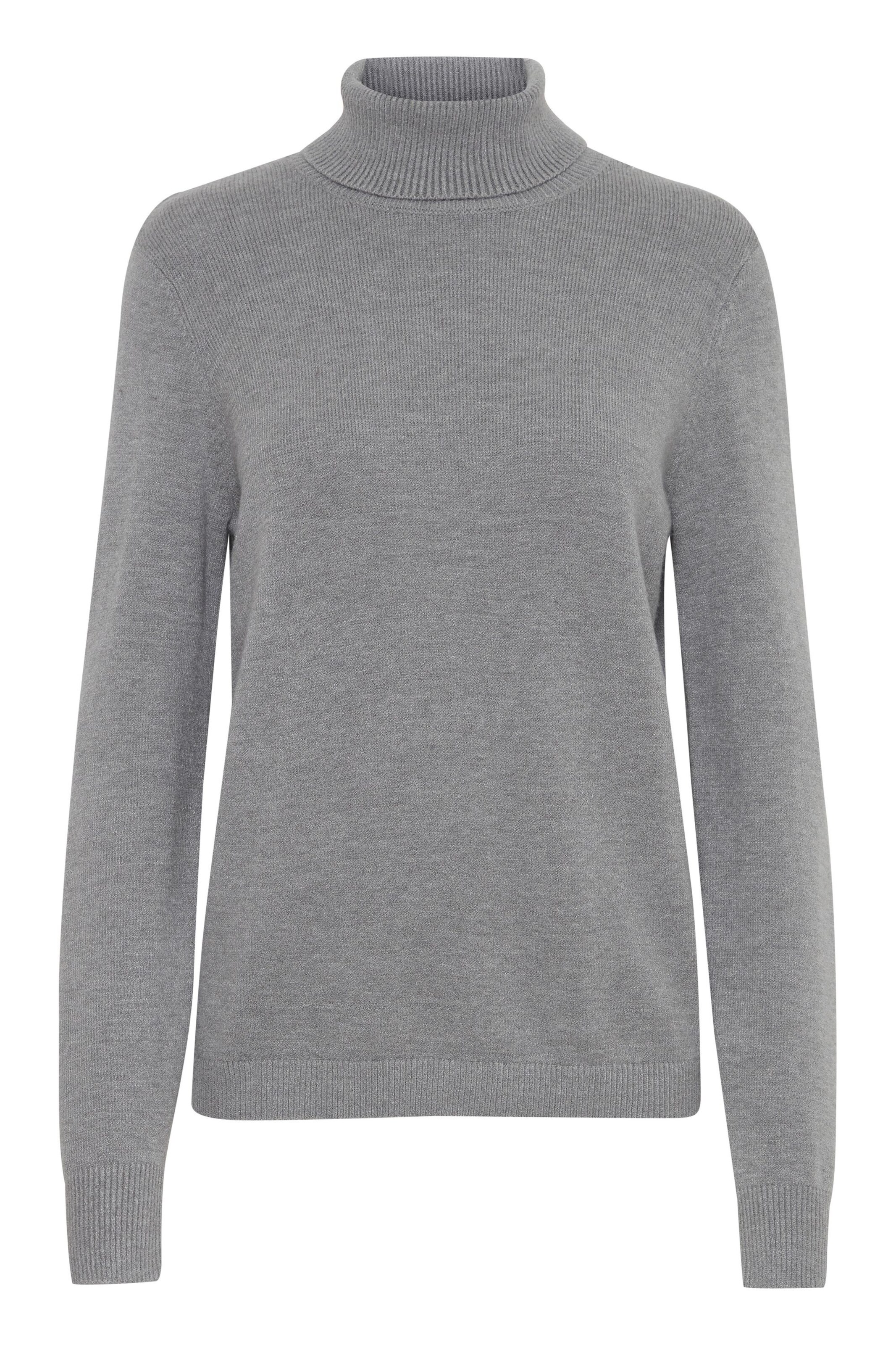 b.young Pullover 'BYManina' in Grau: Vorderseite