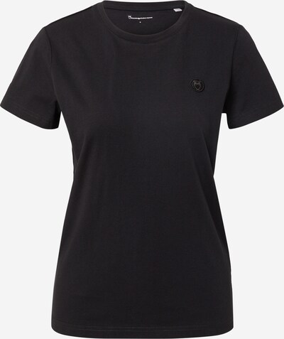 Tricou 'ROSA' KnowledgeCotton Apparel pe negru, Vizualizare produs