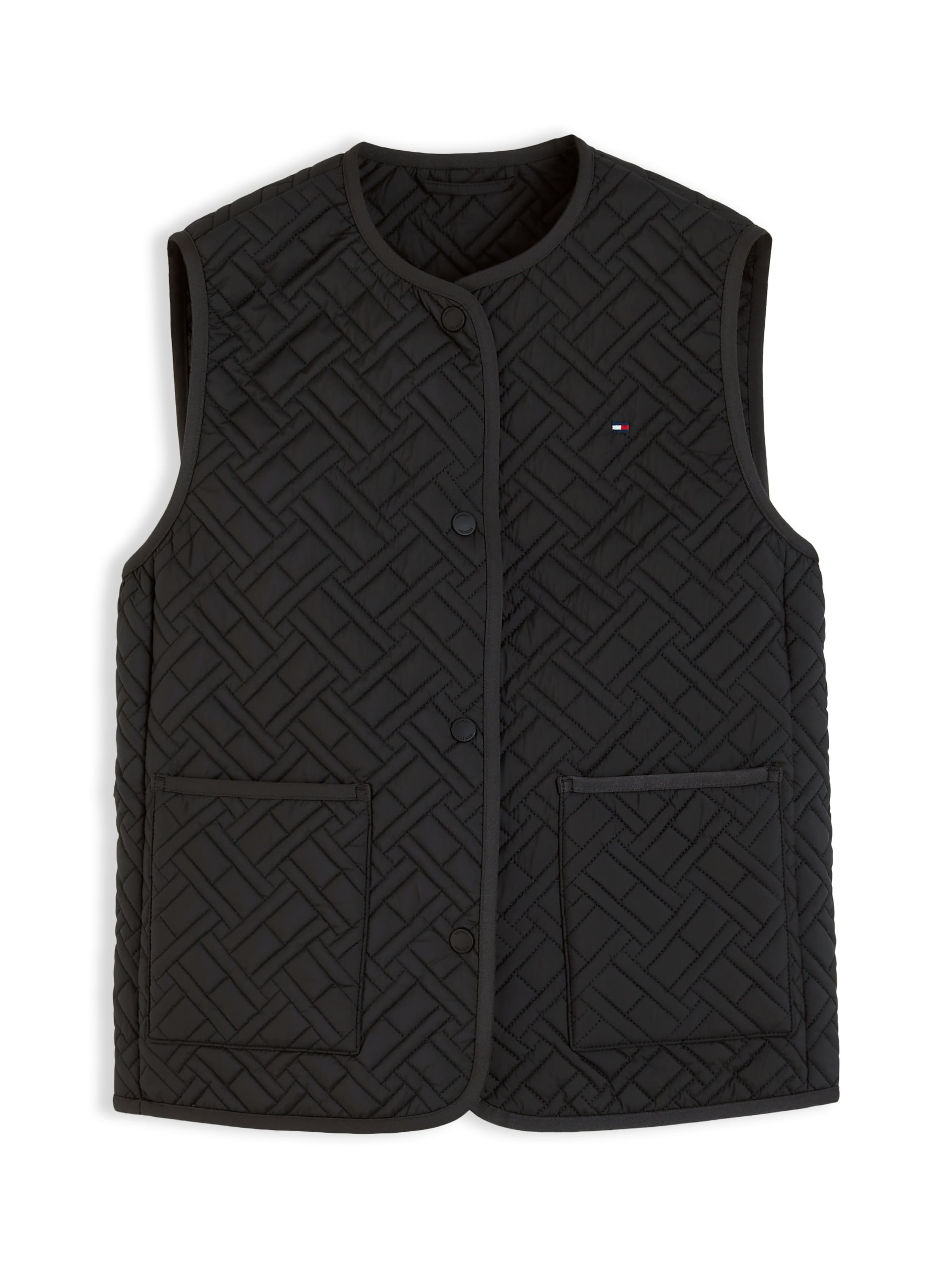 TOMMY HILFIGER - Chaleco en negro: frente