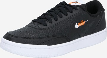 Nike Sportswear - Sapatilhas baixas 'Court Vintage Premium' em preto: frente