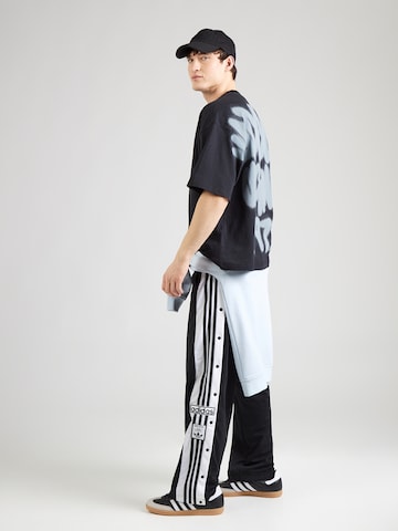 juoda ADIDAS ORIGINALS Marškinėliai 'AIRBRUSH'