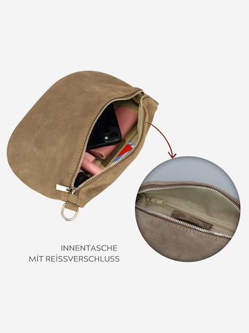 Brise Schultertasche 'Afia Suede'‌‌‌‌‌‌‌ in Grau