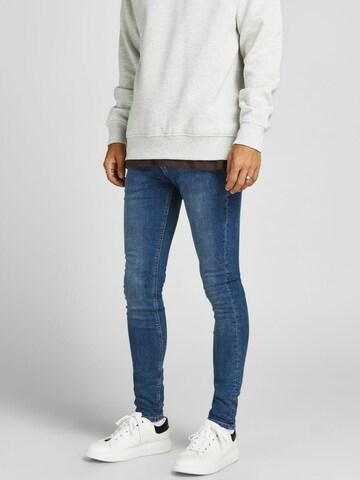 JACK & JONES Skinny Džíny – modrá