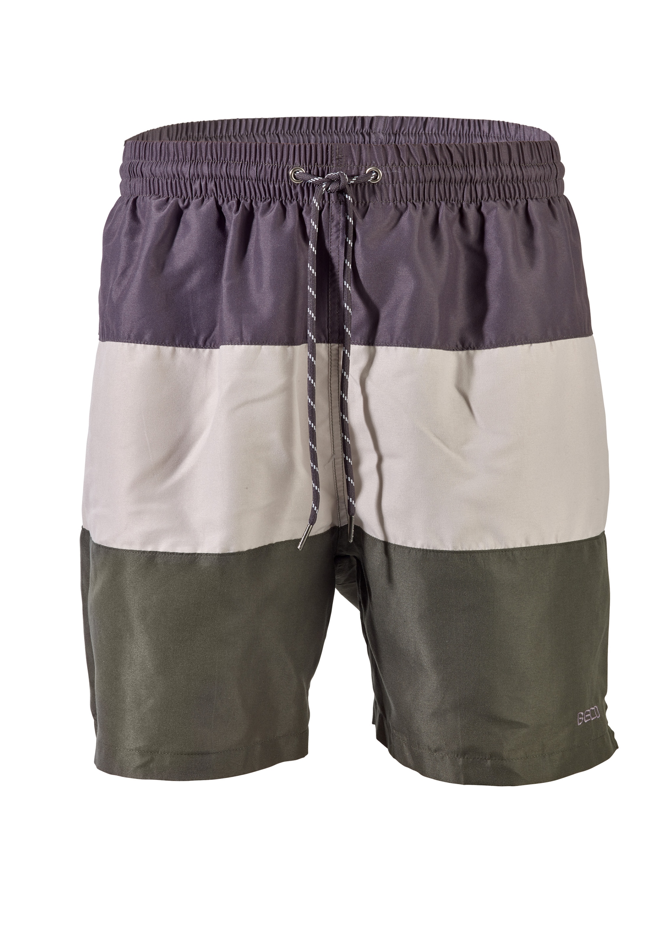 BECO the world of aquasports Board Shorts 'Coastline' in Grey: front