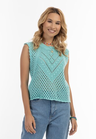 IZIA - Jersey en azul: frente