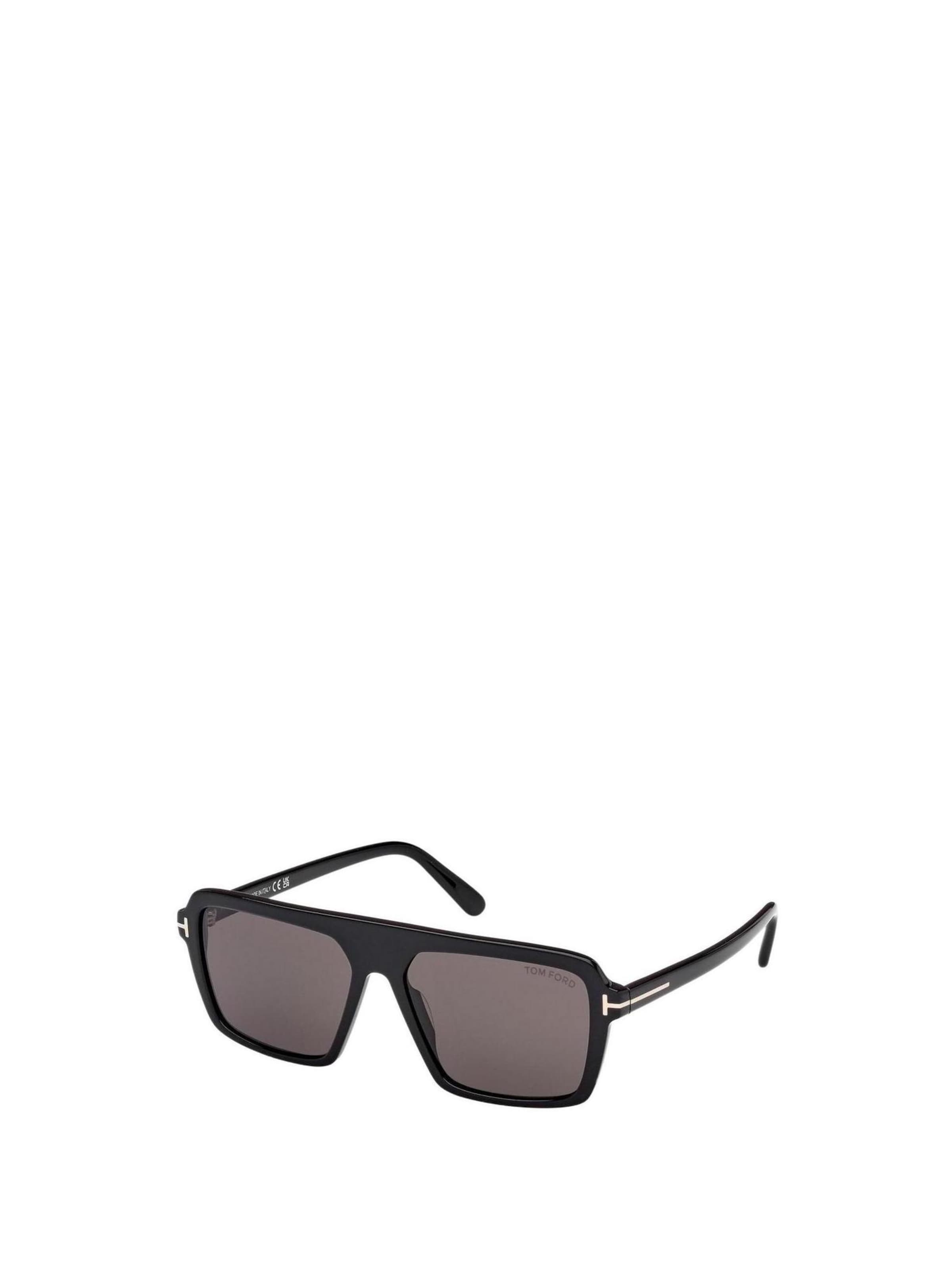 Tom Ford Zonnebril 'FT1176 5601A' in Zwart: voorkant