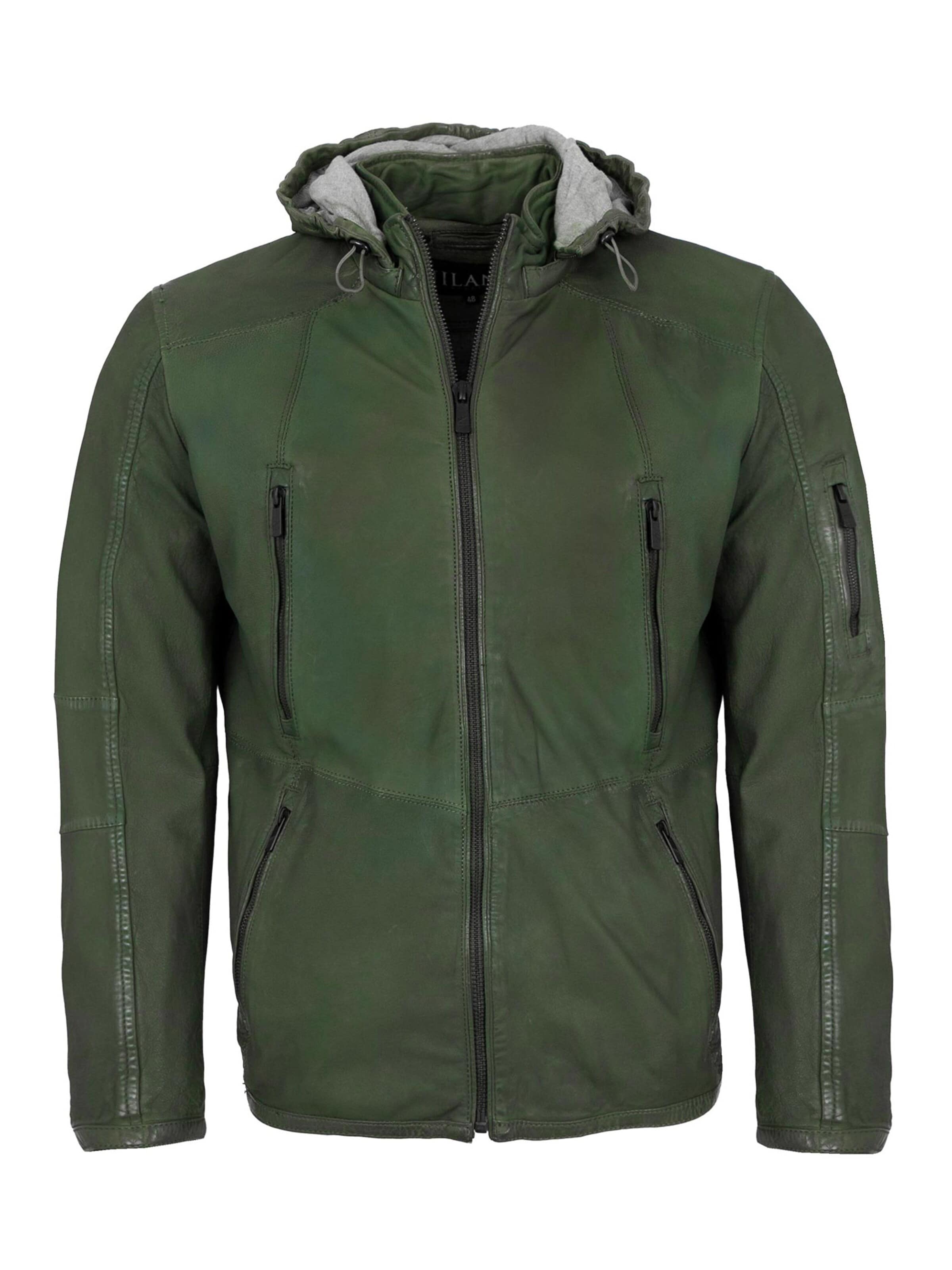 Jilani Between-Season Jacket 'Zack-3' in Green: front