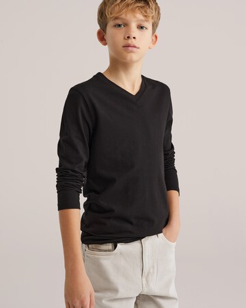 WE Fashion Shirt in Black: front