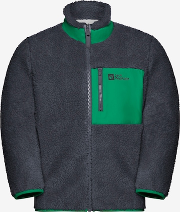 JACK WOLFSKIN Funktionsfleecejacke in Grau: Vorderseite