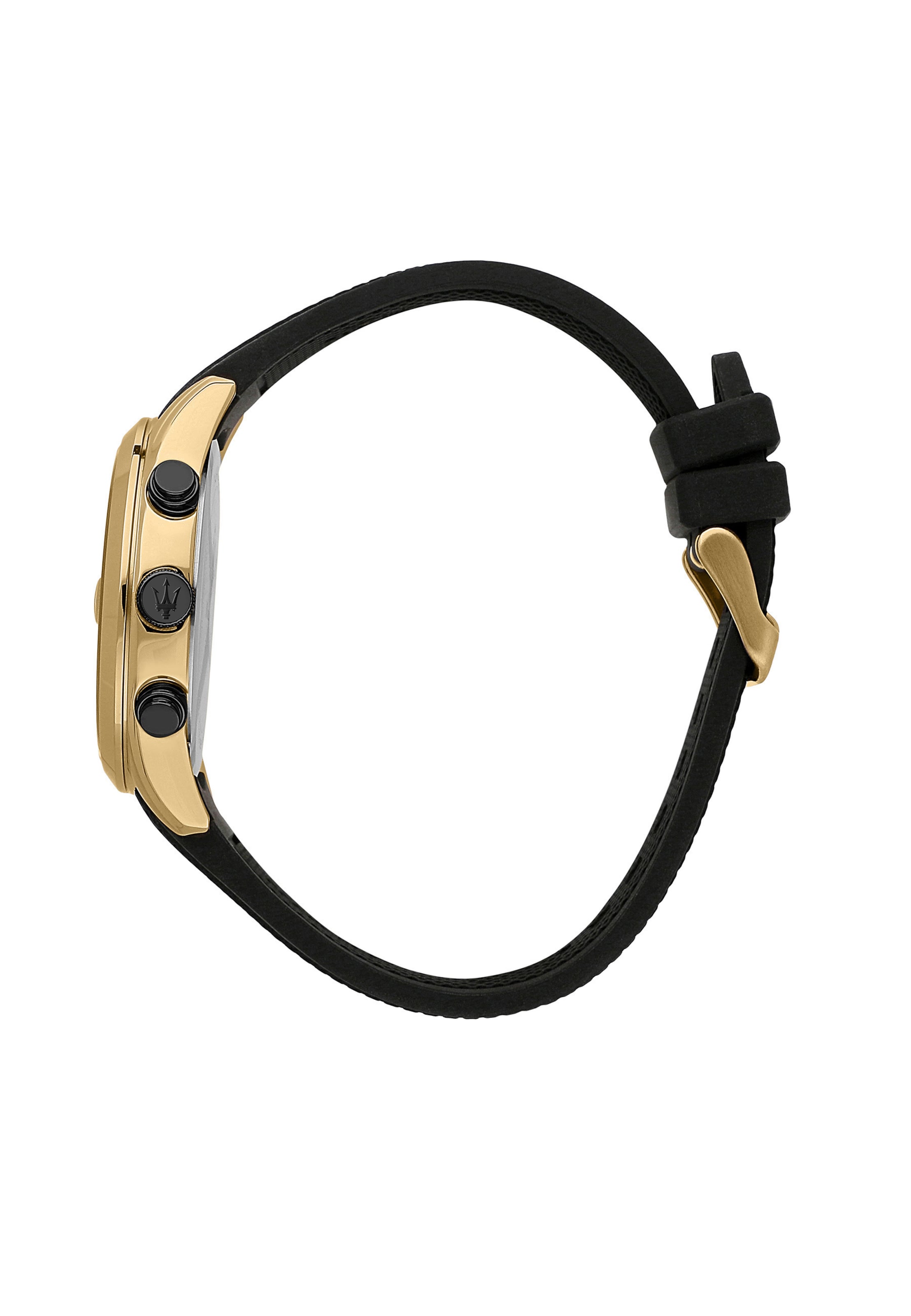 Maserati Analoguhr in Schwarz