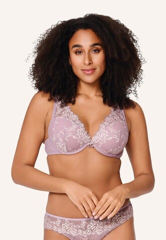 LingaDore - Triangular Soutien em rosa: frente