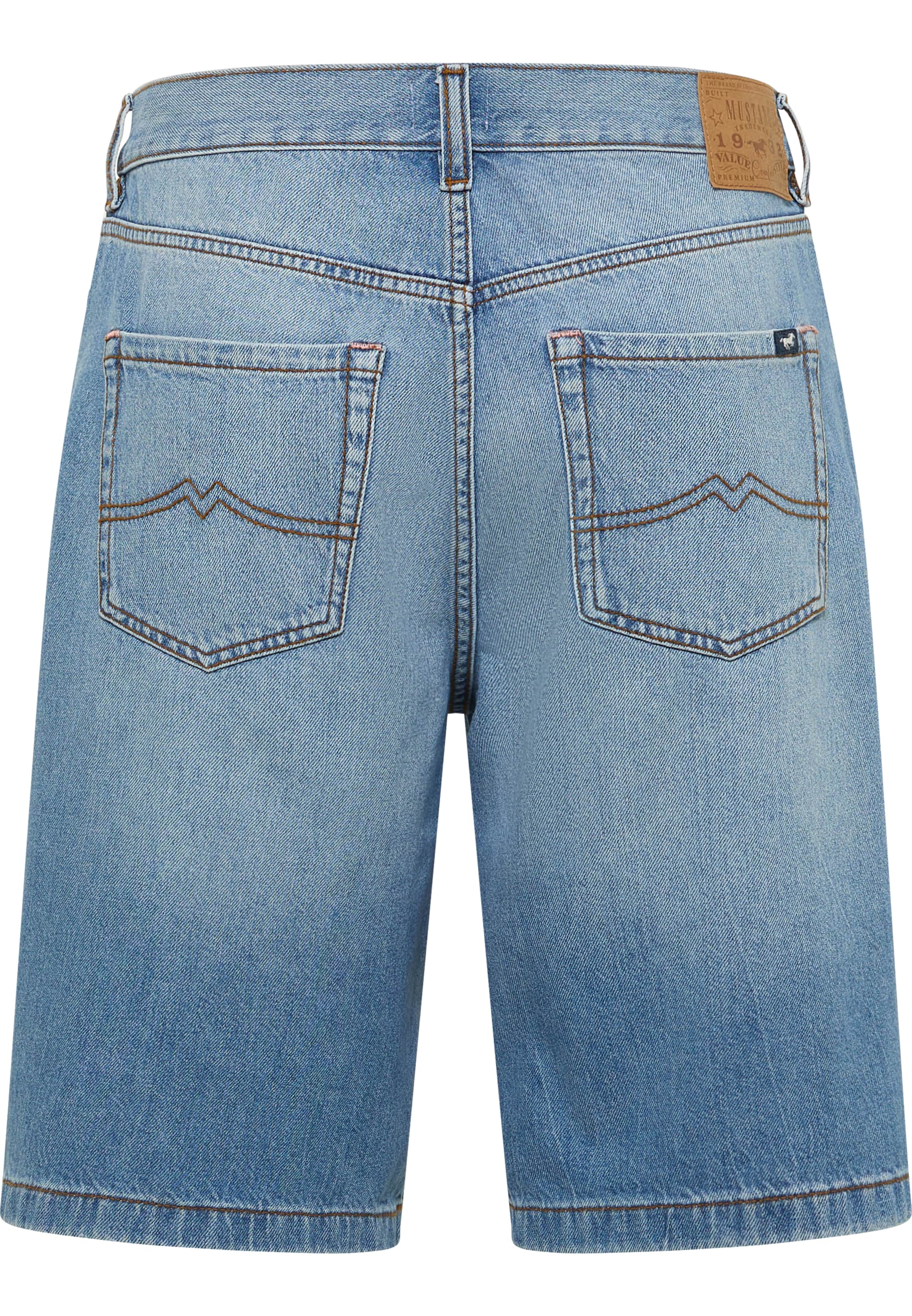 MUSTANG Loosefit Jeans in Blau