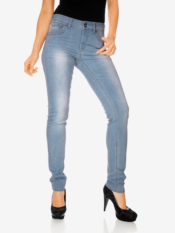 heine Skinny Farkut värissä sininen: etupuoli