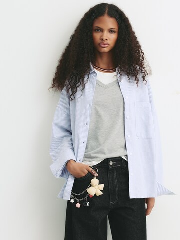 Pull&Bear Blouse 'PACIFIC' in Blue: front