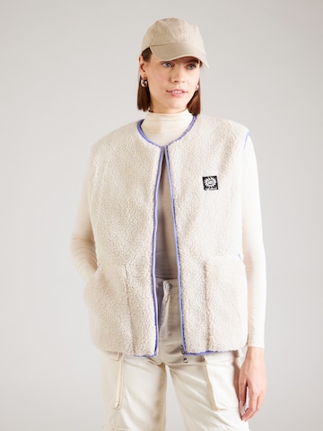 QUIKSILVER Vest in Beige: front