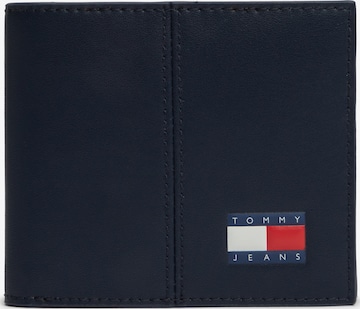 Tommy Jeans Portemonnee 'HERITAGE' in Blauw: voorkant