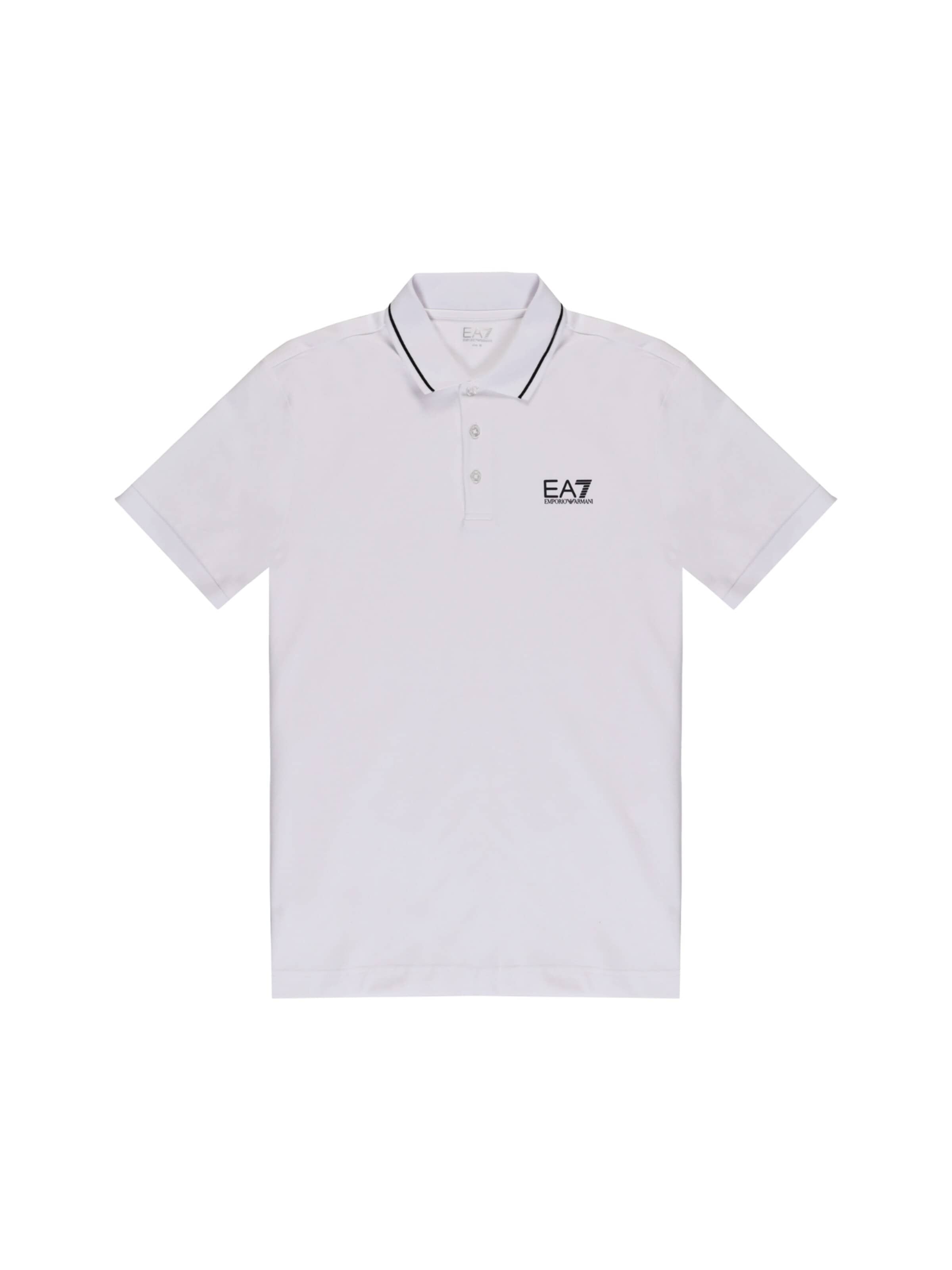Maglietta di EA7 Emporio Armani in bianco: frontale
