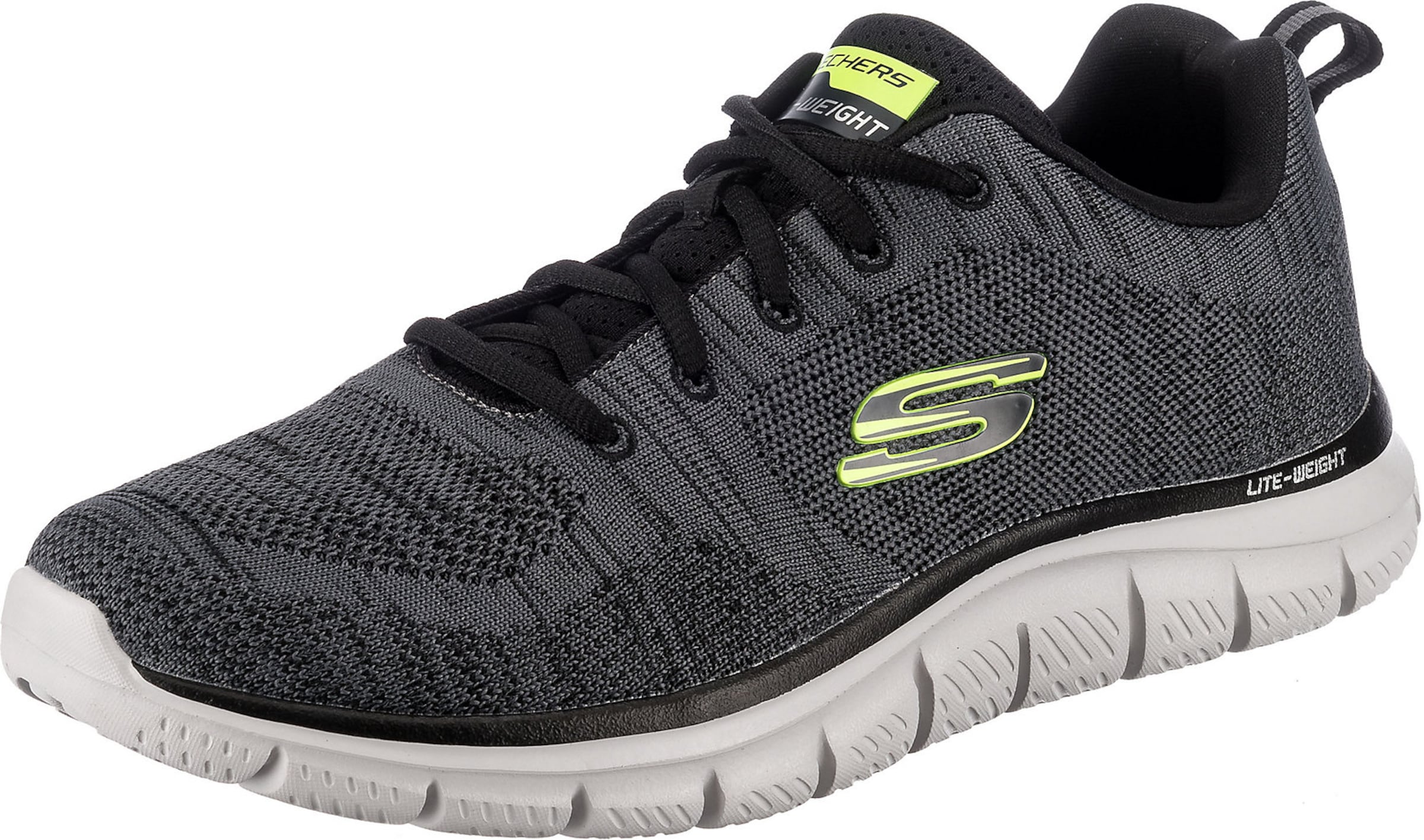 Baskets basses 'Track' SKECHERS en gris : devant