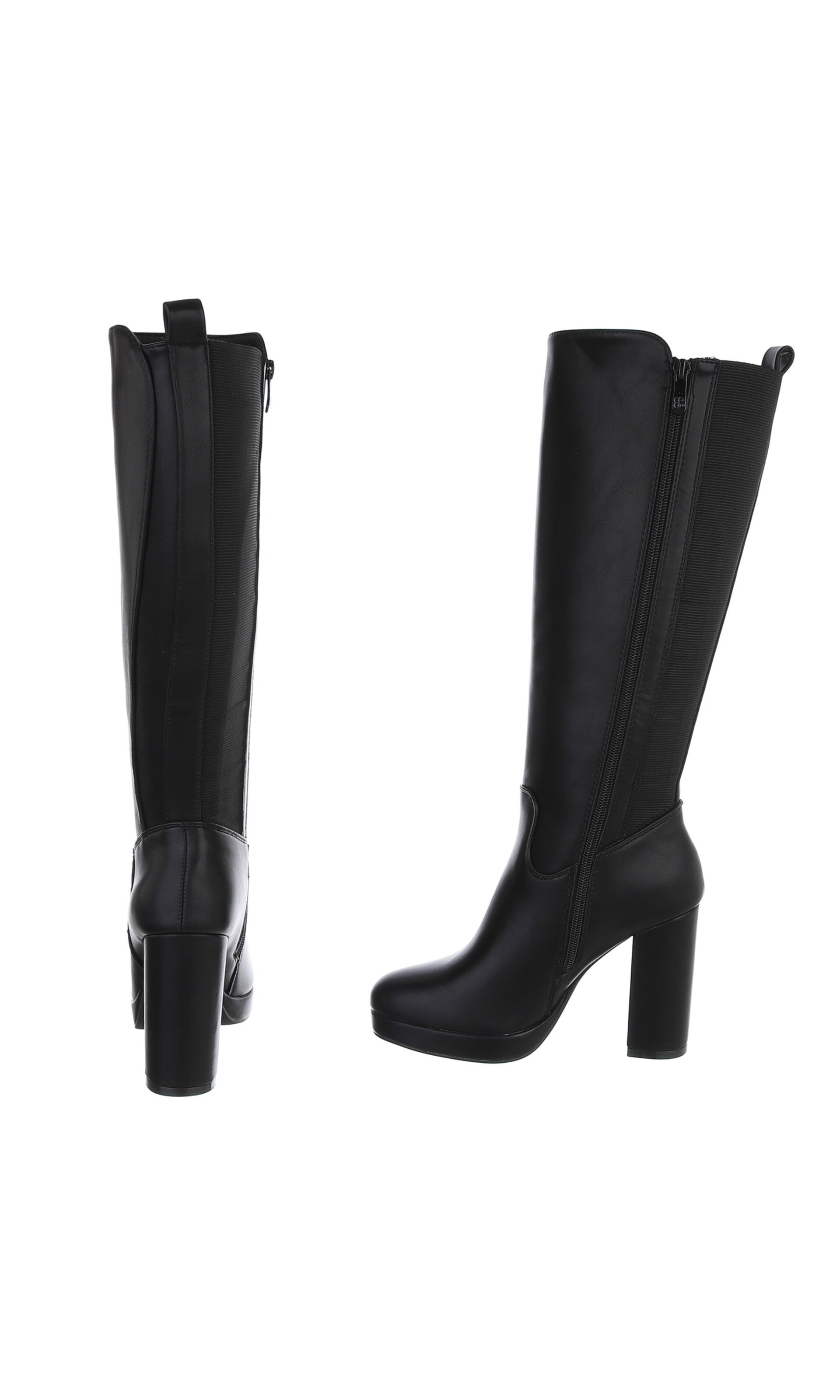 Ital-Design Stiefel in Schwarz