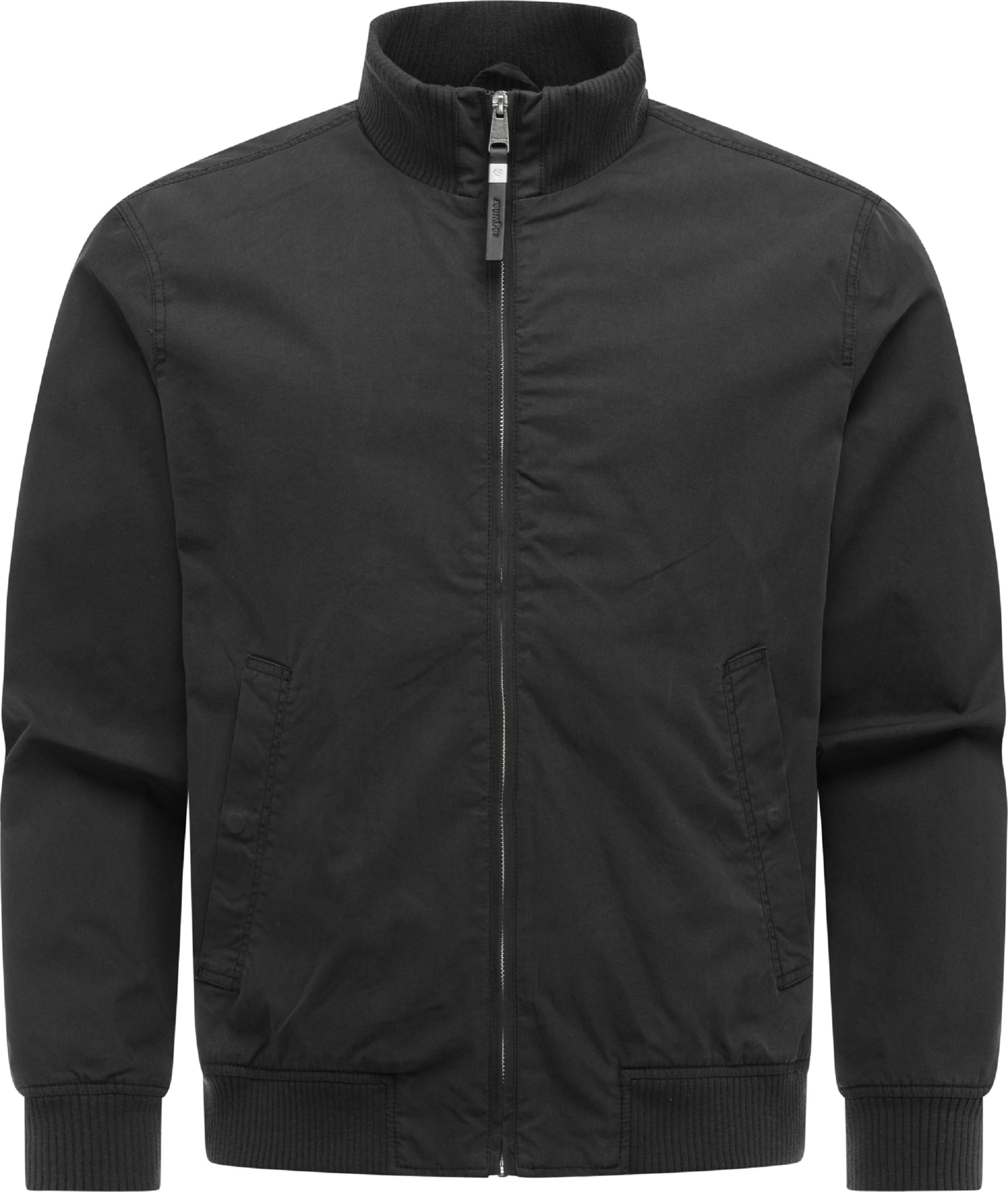 Ragwear Tussenjas 'Crusien' in Zwart: voorkant