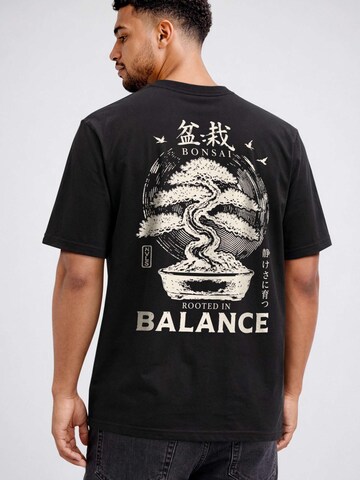 Neverless Shirt 'Bonsai' in Black