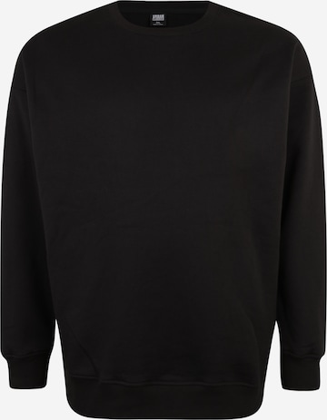 Sweat-shirt Urban Classics en noir : devant