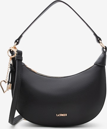 L.CREDI - Bolso de hombro 'Ragna' en negro: frente