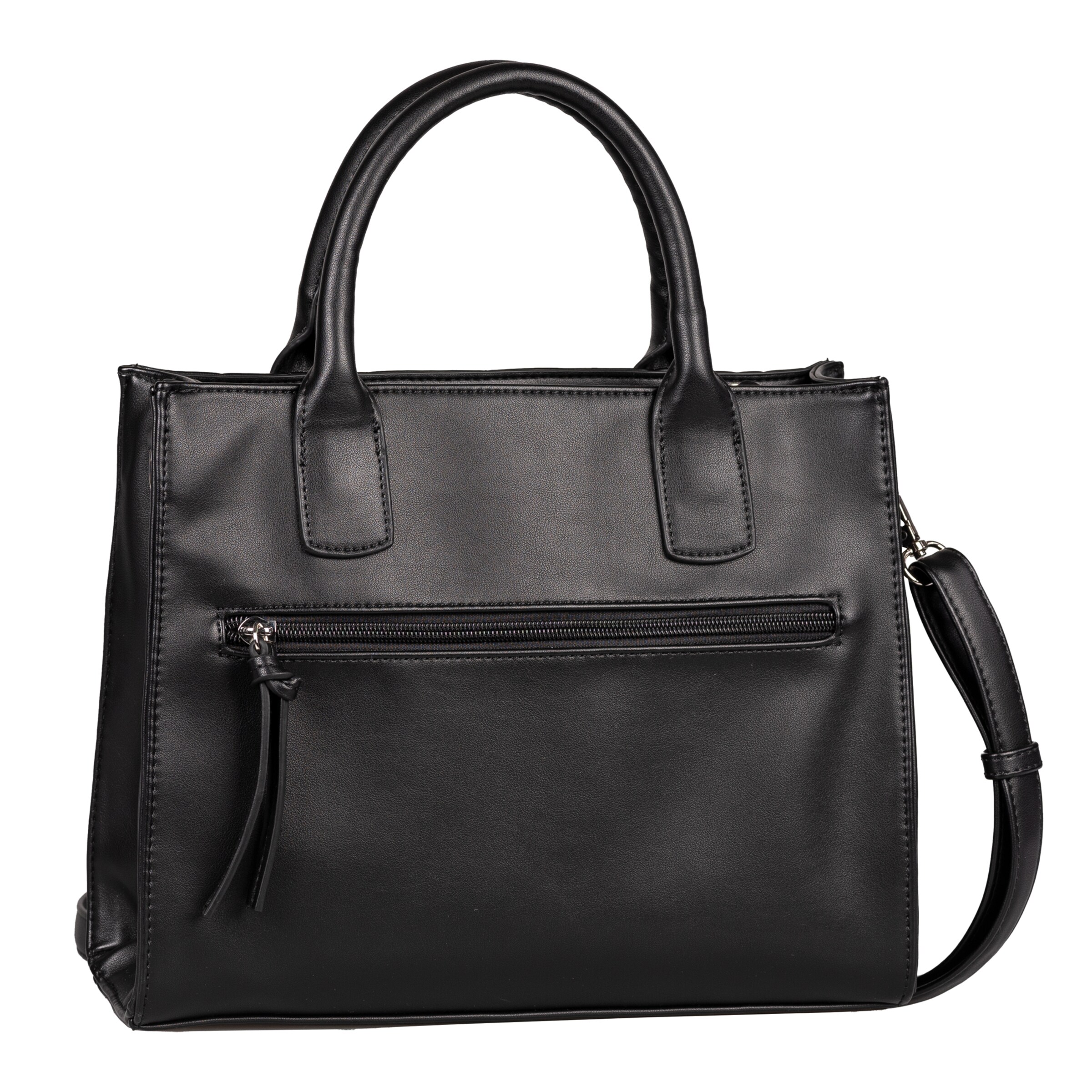 TOM TAILOR Shopper 'Juana' in Schwarz