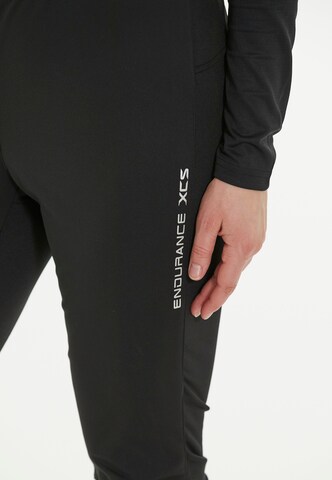 ENDURANCE Regular Workout Pants 'Zora' in Black