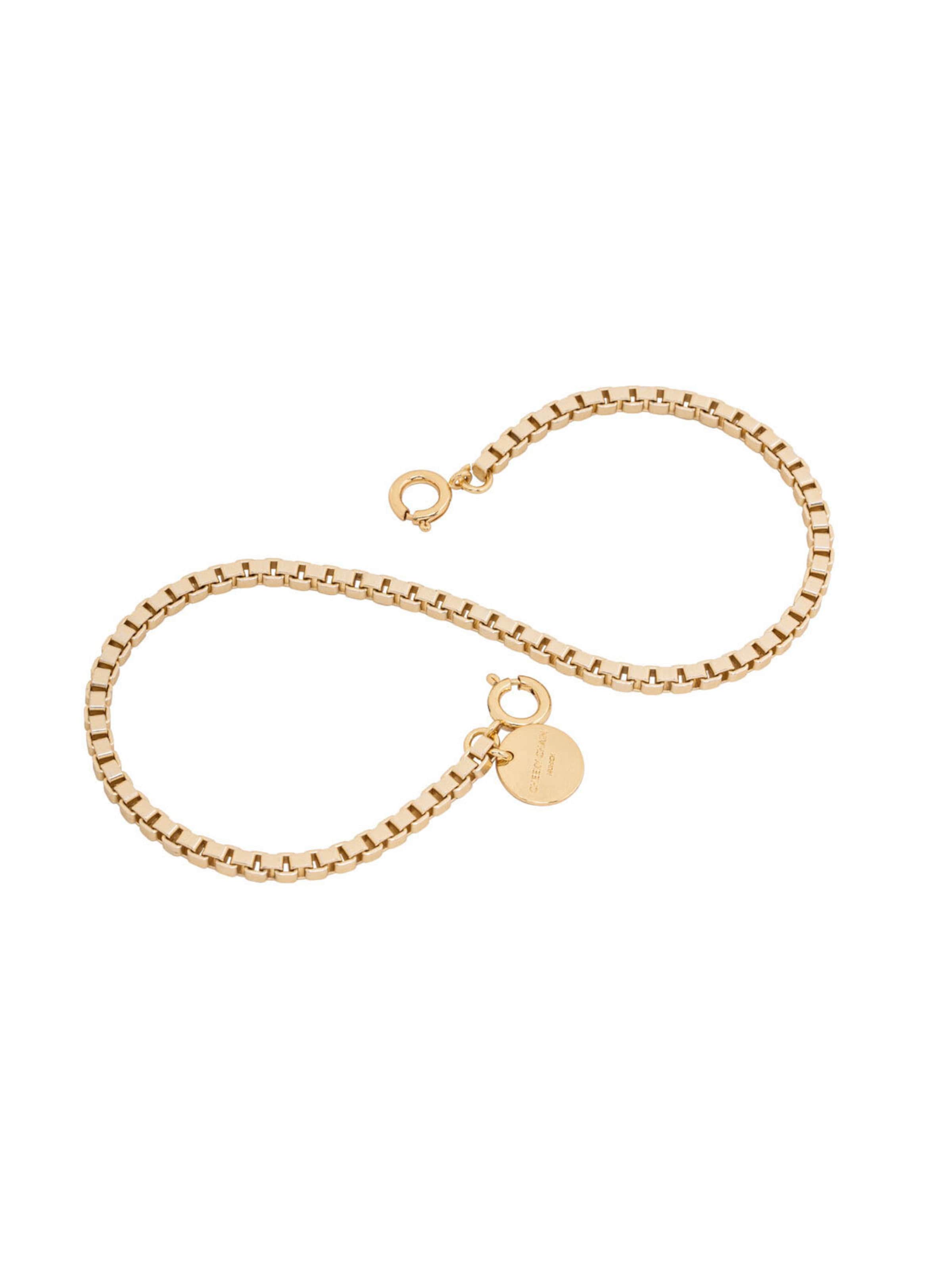 Accessoires pour chaussures 'Rocky S' Cheeky Chain Munich en or : devant