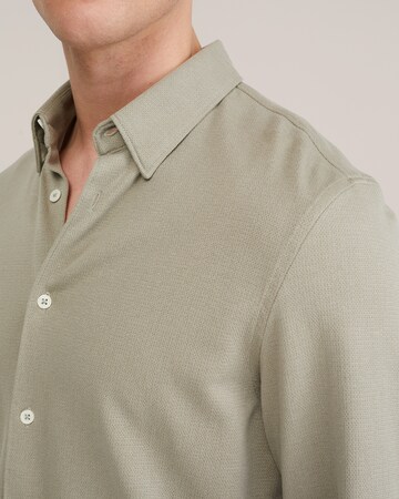 WE Fashion Rovný strih Košeľa - Zelená