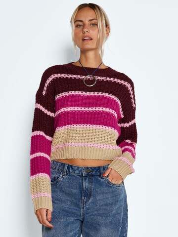 Noisy may Sweater 'Marley' in Red: front