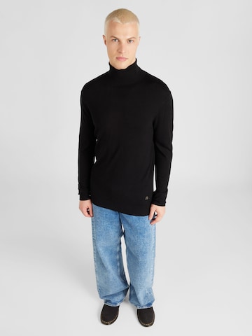 SCOTCH & SODA Sweter 'Essentials' w kolorze czarny