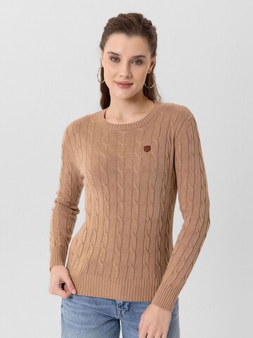 Pullover 'Fuerteventura' di Williot in marrone: frontale