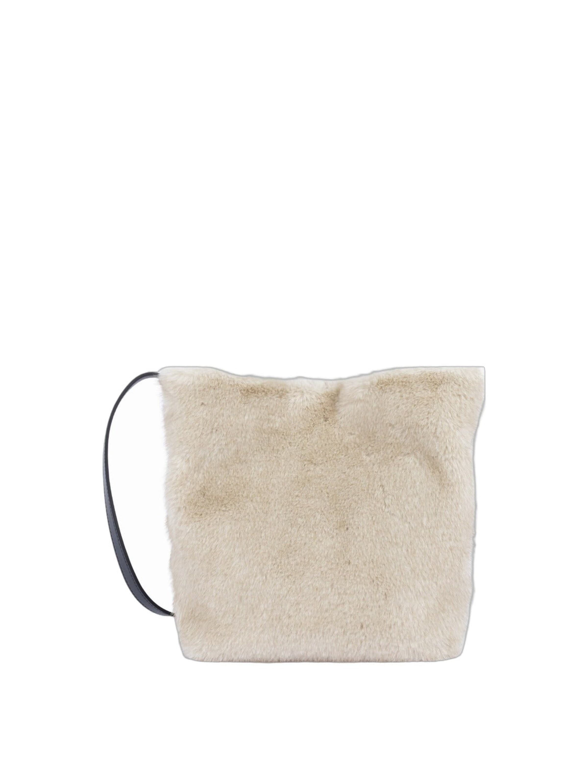 LANCASTER Paris Schoudertas 'Aimantée Moumoute' in Beige
