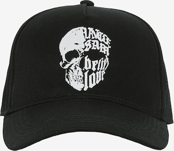 UNCLE SAM Cap in Black: front