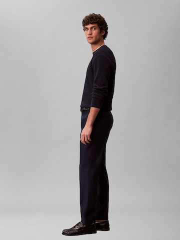 Calvin Klein Slimfit Pantalon in Blauw