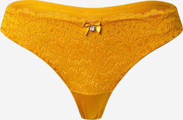 String 'Rose' Hunkemöller en jaune : devant