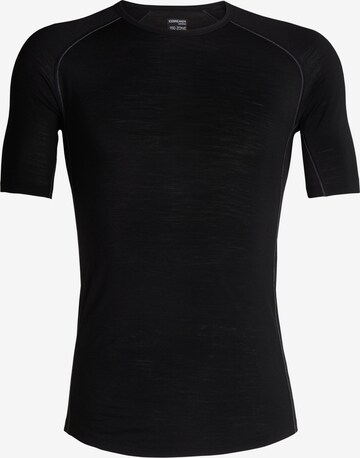 ICEBREAKER Base Layer 'Zone' in Black: front